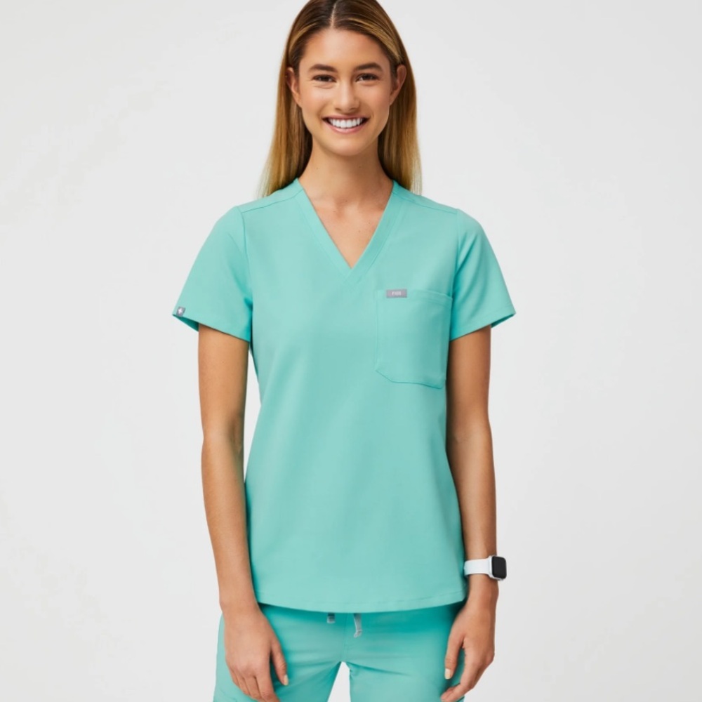 NWT Figs Scrub Set Fresh Aqua